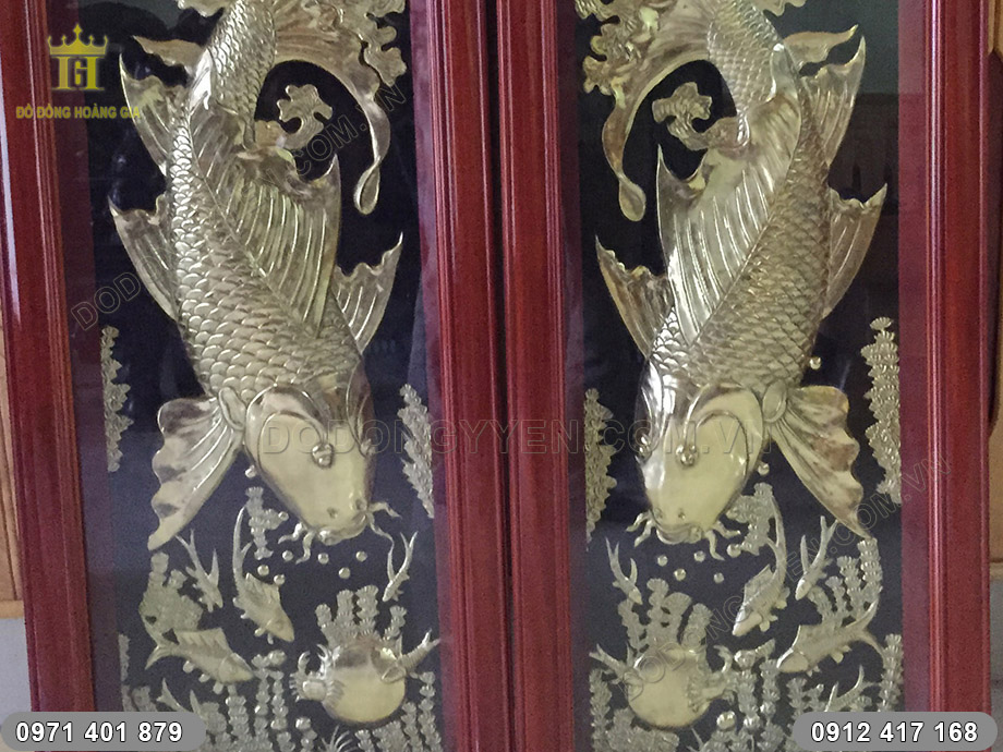 đ&ocirc;i tranh l&yacute; ngư vọng nguyệt